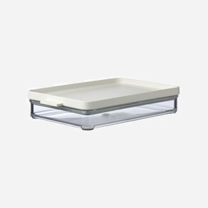 Mepal Omnia boîte de réfrigérateur hermétique 500ml pour charcuterie et fromage Nordic White empilable