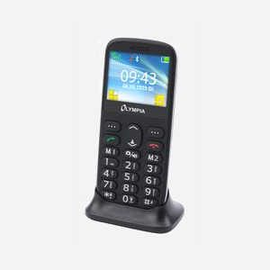 Téléphone mobile Olympia Sun 2.31" Double SIM appareil photo 0.3MP Radio FM autonomie 200h noir 77.4g - Miniature 4