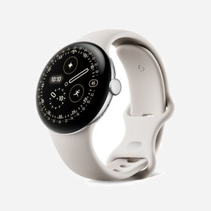 Montre connectée Google Pixel Watch 4 AMOLED 41mm 4G GPS 2GB RAM 32GB Wear OS étanche 50m argent - Miniature 1
