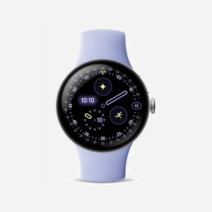 Montre connectée Google Pixel Watch 4 AMOLED 41mm 4G GPS 2GB RAM 32GB Wear OS bracelet fluoroélastomère violet - Miniature 3