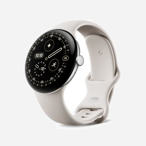 Montre connectée Google Pixel Watch 4 AMOLED 45mm 2GB RAM 32GB 4G GPS Wear OS étanche 50m argent - Miniature 1
