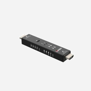 Émulateur EDID Lindy 32683 HDMI 4K 3840x2160 18Gbit/s HDCP 1.4/2.2 avec port Micro-USB B noir métal