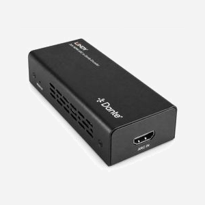 Convertisseur audio Lindy 70620 USB Type-C 1W 114x48x26mm noir avec boîtier compact