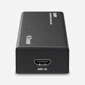 Convertisseur audio Lindy 70620 USB Type-C 1W 114x48x26mm noir avec boîtier compact - Miniature 3