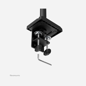 Neomounts DS60-600BL2-1 Bras triple moniteur 10-32" Full Motion VESA 75x75/100x100mm charge 9kg par écran avec colonne - Miniature 5