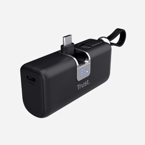 Batterie externe Trust Mobile Pacto 5000 mAh Lithium-Ion 3.6V USB portable noir - Miniature 2