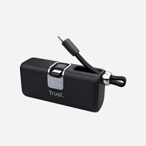 Batterie externe Trust Mobile Pacto 5000 mAh Lithium-Ion 3.6V USB portable noir - Miniature 3