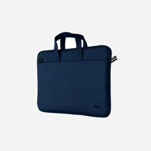 Malette Trust Bologna 14 pouces pour ordinateur portable avec poignée de transport coloris bleu 360g