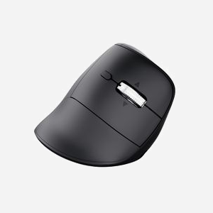 Souris Trust Vyran ergonomique verticale droitier RF sans fil Bluetooth optique 4800 DPI 8 boutons programmables noire - Miniature 2
