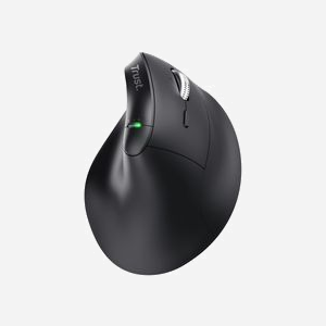 Souris Trust Vyran ergonomique verticale droitier RF sans fil Bluetooth optique 4800 DPI 8 boutons programmables noire - Miniature 3