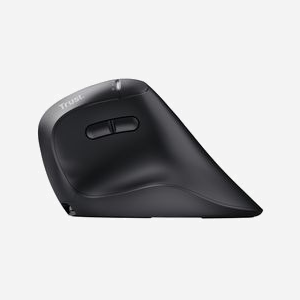 Souris Trust Vyran ergonomique verticale droitier RF sans fil Bluetooth optique 4800 DPI 8 boutons programmables noire - Miniature 5