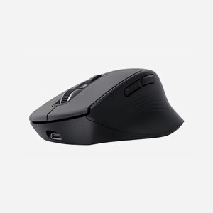 Souris Trust Niven sans fil RF 2.4GHz et Bluetooth 3200 DPI rechargeable USB-C pour droitier 3 appareils - Miniature 2