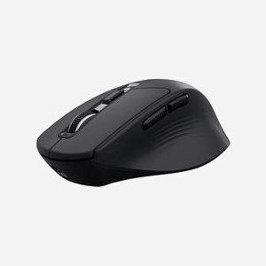 Souris Trust Niven sans fil RF 2.4GHz et Bluetooth 3200 DPI rechargeable USB-C pour droitier 3 appareils - Miniature 3