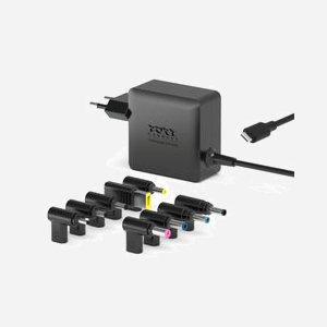 Adaptateur secteur Port Designs 904065UWUK 65W pour ordinateur portable 100-240V intérieur noir - Miniature 3