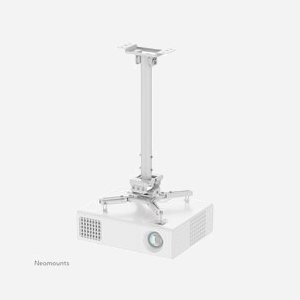 Support plafond Neomounts CL25-540WH1 pour vidéoprojecteur jusqu'à 35kg hauteur 60.5-90.5cm rotation 360° inclinaison ±20° blanc