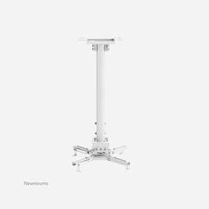 Support plafond Neomounts CL25-540WH1 pour vidéoprojecteur jusqu'à 35kg hauteur 60.5-90.5cm rotation 360° inclinaison ±20° blanc - Miniature 5