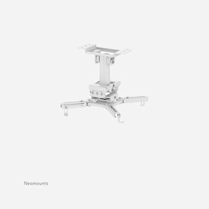 Support plafond Neomounts CL25-530WH1 pour vidéoprojecteur jusqu'à 45kg hauteur 25.5cm rotation 360° inclinaison ±20° - Miniature 2