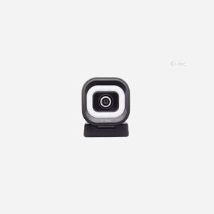 Webcam i-tec SOLOMON 700 STREAM 4K 60fps autofocus PDAF anneau lumineux LED réglable microphones stéréo - Miniature 2