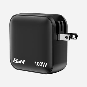 Chargeur Verbatim Mini GaN 100W 3 ports USB-C charge rapide 100-240V protection multiple noir - Miniature 3