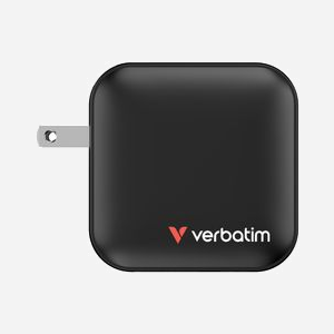 Chargeur Verbatim Mini GaN 100W 3 ports USB-C charge rapide 100-240V protection multiple noir - Miniature 4