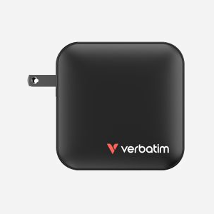 Chargeur Verbatim Mini GaN 165W 3 ports USB-C charge rapide 100-240V universel noir pour intérieur - Miniature 5