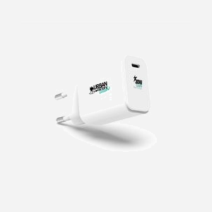 Chargeur Urban Factory WCD95UF-ECO universel secteur 1 port USB Type-C blanc pour appareils mobiles