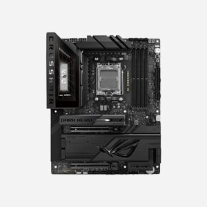 Carte mère ASUS ROG CROSSHAIR X870E DARK HERO Socket AM5 ATX DDR5 WiFi 7 Ethernet 10Gb pour AMD Ryzen série 7000/8000/9000 - Miniature 1