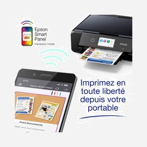 Imprimante multifonction Epson Expression Photo XP-980 jet d'encre couleur A3 5760x1440 DPI WiFi recto-verso noir - Miniature 5