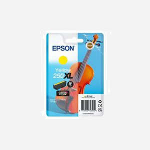 Cartouche d'encre Epson Claria Photo HD 250XL jaune 8,9ml haute capacité pour imprimante série Violon - Miniature 1