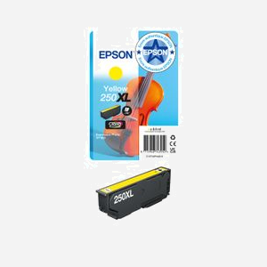 Cartouche d'encre Epson Claria Photo HD 250XL jaune 8,9ml haute capacité pour imprimante série Violon - Miniature 2