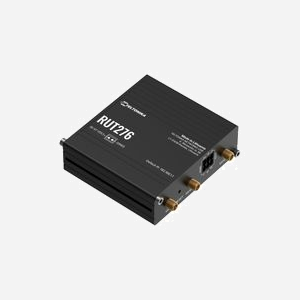 Routeur cellulaire Teltonika RUT276 4G LTE 5G Sub6 Wi-Fi 4 Fast Ethernet 100Mbit/s aluminium noir - Miniature 4