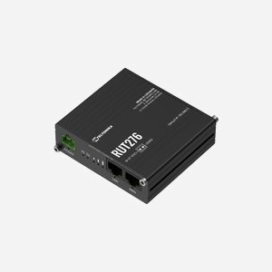 Routeur cellulaire Teltonika RUT276 4G LTE 5G Sub6 Wi-Fi 4 Fast Ethernet 100Mbit/s aluminium noir - Miniature 5