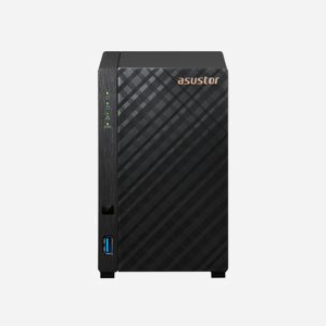 Serveur NAS Asustor AS1202T Tower 2 baies Realtek RTD1296 1.7GHz 1GB DDR4 système ADM noir