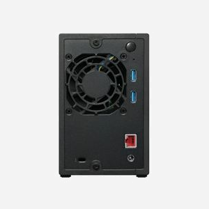 Serveur NAS Asustor AS1202T Tower 2 baies Realtek RTD1296 1.7GHz 1GB DDR4 système ADM noir - Miniature 2