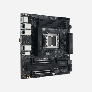 Carte mère ASUS PRO WS B850M-ACE SE AMD B850 Socket AM5 micro ATX DDR5 256GB M.2 SATA III 2.5/10 Gigabit Ethernet - Miniature 2