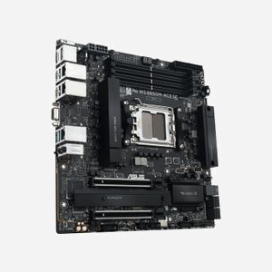 Carte mère ASUS PRO WS B850M-ACE SE AMD B850 Socket AM5 micro ATX DDR5 256GB M.2 SATA III 2.5/10 Gigabit Ethernet - Miniature 3