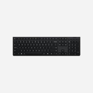 Clavier Lenovo 4Y41R64514 sans fil RF et Bluetooth AZERTY français 104 touches scissor switch gris