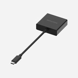 Adaptateur réseau NETGEAR Nighthawk USB Type-C vers Ethernet Gigabit avec fil noir USB2ETH-10000S - Miniature 2