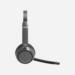 Casque Port Designs 912003 filaire et Bluetooth pour bureau 20-20000Hz portée 10m avec socle de chargement noir - Miniature 3