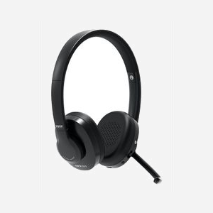 Casque Port Designs 912002 sans fil Bluetooth arceau bureau et centre d'appels 20-20000Hz 148g noir - Miniature 2