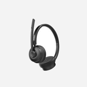 Casque Urban Factory MOVEE Bluetooth 5.0 arceau sans fil USB Type-C portée 10m appels/musique noir 95g - Miniature 2