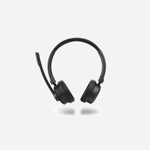 Casque Urban Factory MOVEE Bluetooth 5.0 arceau sans fil USB Type-C portée 10m appels/musique noir 95g - Miniature 3