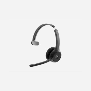 Casque Cisco HS-WL-721-BUNA-C sans fil Bluetooth arceau bureau/centre d'appels portée 65m noir 120g