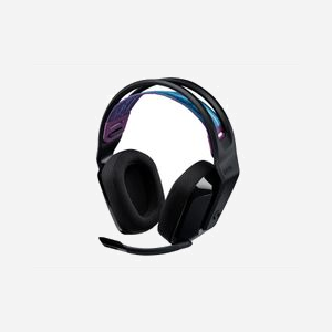 Casque gaming sans fil Logitech G G535 20-20000Hz portée 12m 236g noir avec technologie sans fil