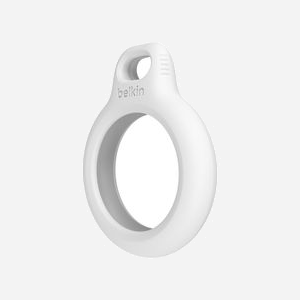 Belkin F8W974btWHT Anneau de protection avec cordon pour Apple AirTag système Twist and Lock blanc - Miniature 5