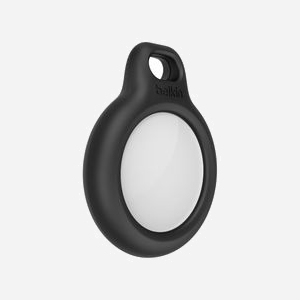 Belkin F8W973btBLK Anneau de Protection pour Apple AirTag avec Système Twist and Lock Noir et Attache Métal - Miniature 3