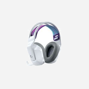 Casque gaming sans fil Logitech G G733 20-20000Hz portée 20m 278g blanc avec micro pour PC et consoles - Miniature 4