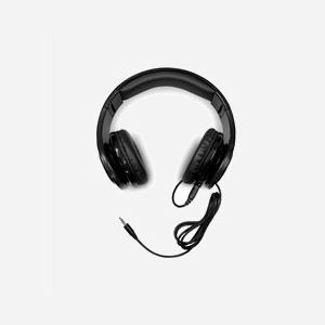 Casque audio Urban Factory Movee filaire circum-auriculaire avec micro jack 3.5mm isolation phonique noir HLP03UF - Miniature 1