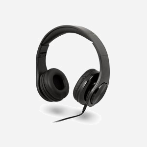 Casque audio Urban Factory Movee filaire circum-auriculaire avec micro jack 3.5mm isolation phonique noir HLP03UF - Miniature 2