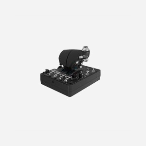 Système HOTAS Logitech G X56 RGB simulation de vol 189 commandes programmables aileron 16-bit USB 2.0 PC noir - Miniature 5